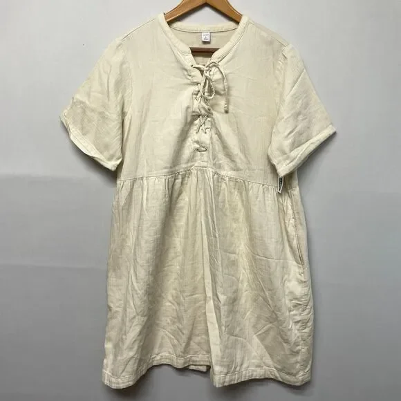 NWT Old Navy Women Short Sleeve Dress Size XL X-Large Cotton - Picture 14 of 14